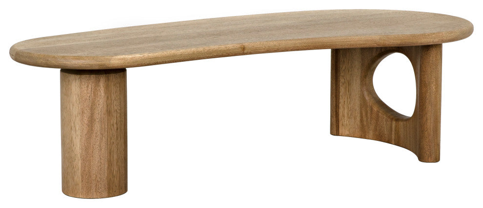 Noir Furniture - Harvey Coffee Table in Washed Walnut - GTAB1124WAW