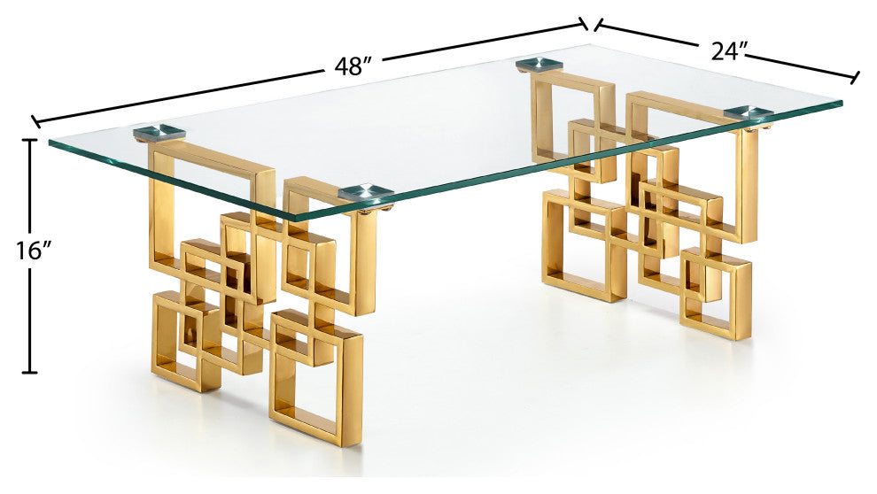 Pierre Gold Coffee Table