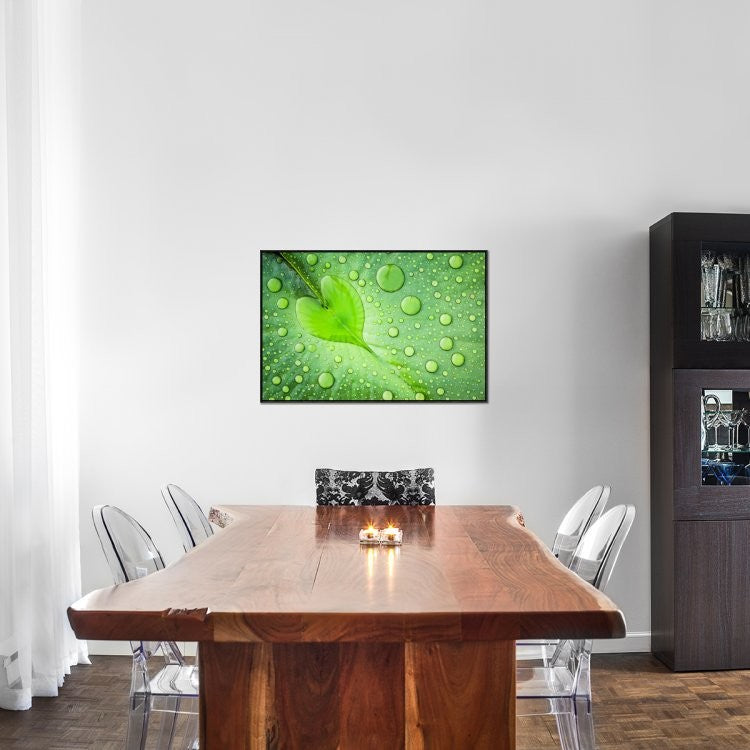 "Heart" Framed Canvas Giclee by Patrick Foto, 37x25"