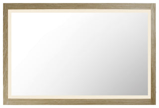 ET2 E42054 Sawyer 48"W x 32"H Rectangular Flat Framed Accent - Oak