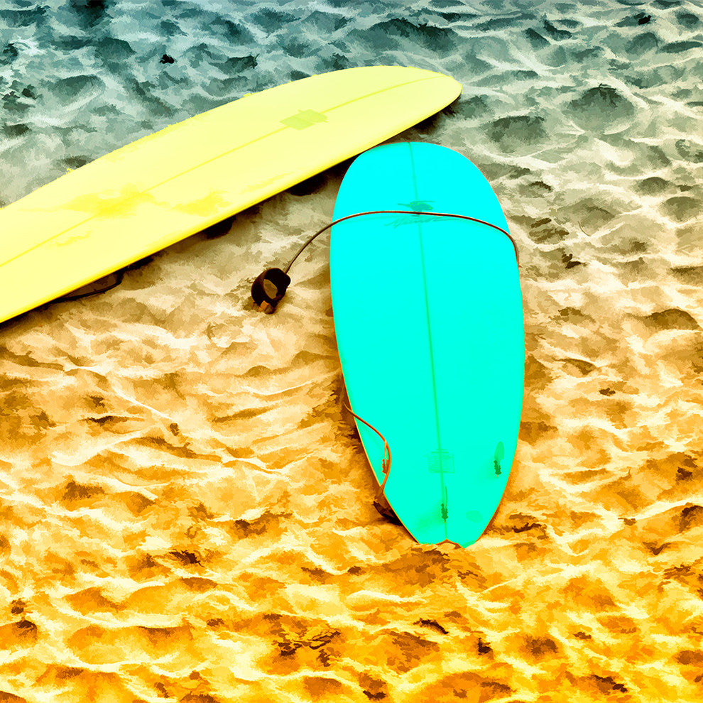 "Surf's Up Two" Paper, 32"x48"