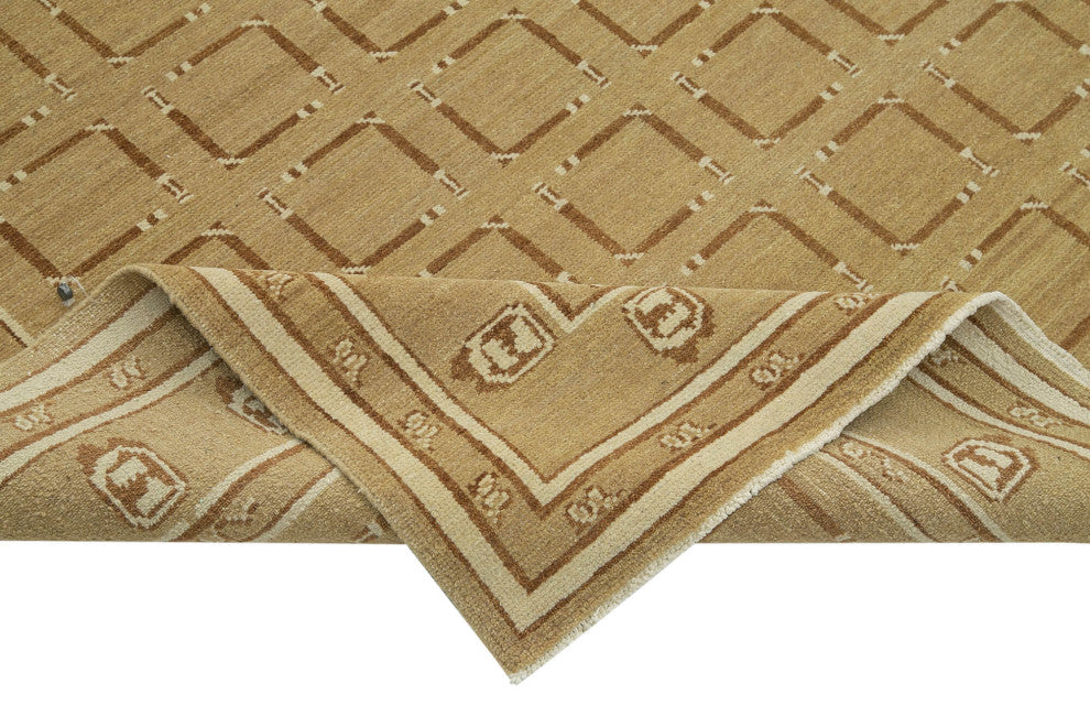 Rug N Carpet - Handwoven Oriental 8' 2" x 10' 0" Decorative Oushak Area Rug