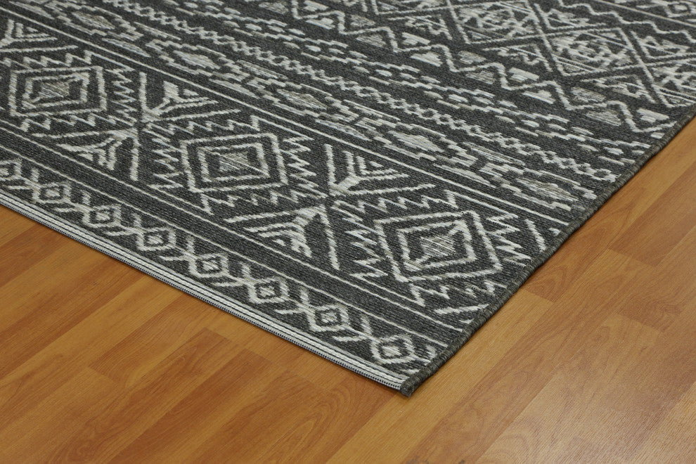 Brighton 8359-3034 Area Rug, Gray, 5'3"x7'7"