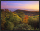 Blue Ridge Mountains With Deciduous Forests In Autumn, North Carolina, 16"x12"