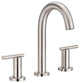 Parma Two Handle Widespread Lavatory Faucet Chrome, Brushed Nickel