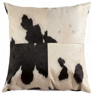 18"x18"x5" Black and White Quattro Pillow