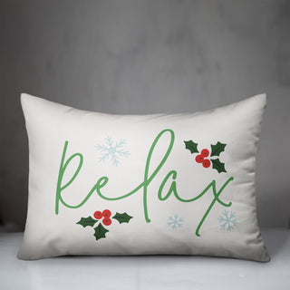 White Relax 20x14 Spun Poly Pillow