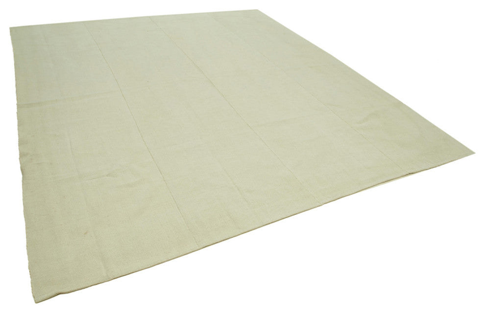 Rug N Carpet - Hand-knotted Turkish 9' 2'' x 10' 8'' Decorative Wool Kilim Rug