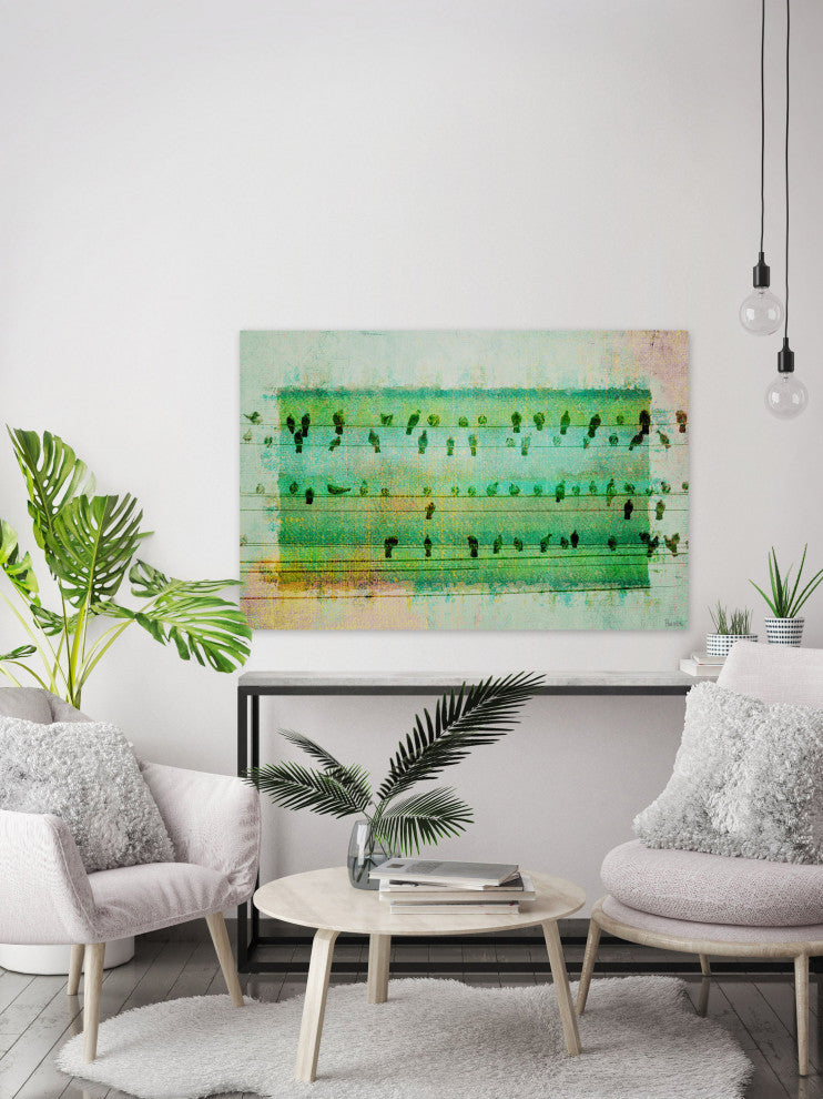 "Wire Nap" Fine Art Canvas Print, 24"x16"