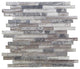 12"x12" Parallel Mosaic Mix Tiles, Set of 11, Gray