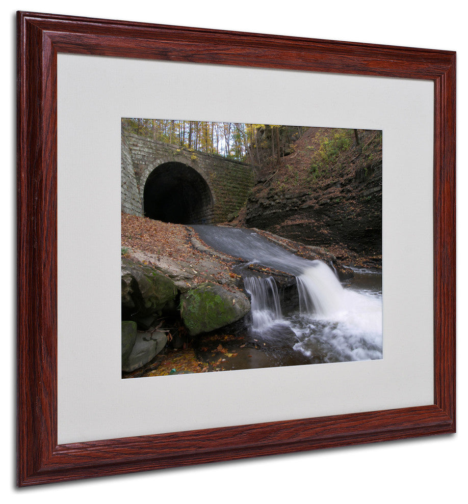 'Monotonous Beauty' Matted Framed Canvas Art by Monica Fleet