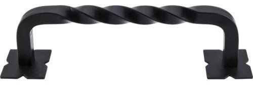Normandy Twist Appliance Pull - Patina Black, TKM1246-8