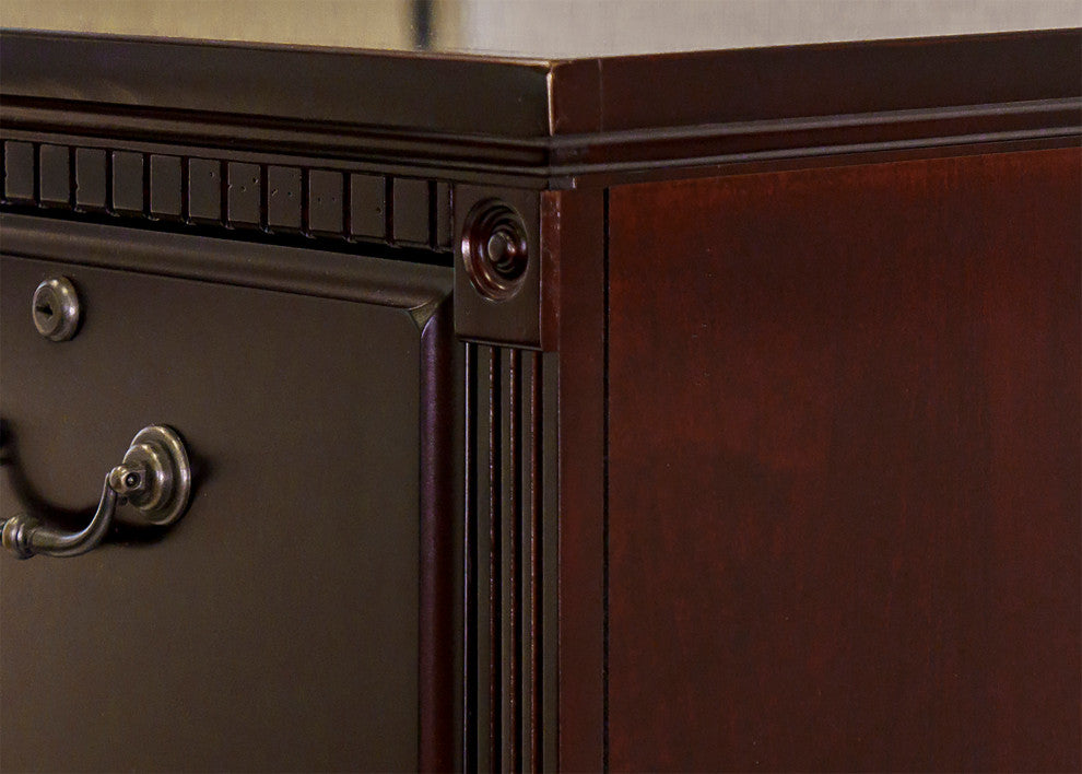Martin Furniture Huntington Club 4 Drawer File Cabinet