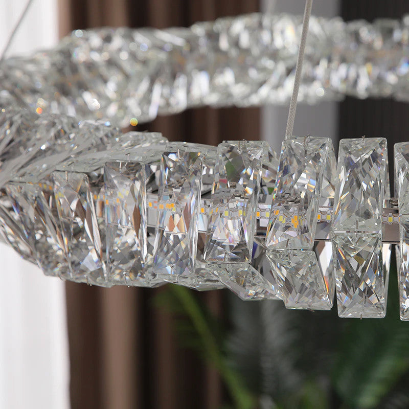 Bacci Crystal Ring Chandelier