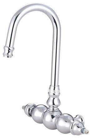 Kingston Brass Gooseneck Faucet, Polished Chrome
