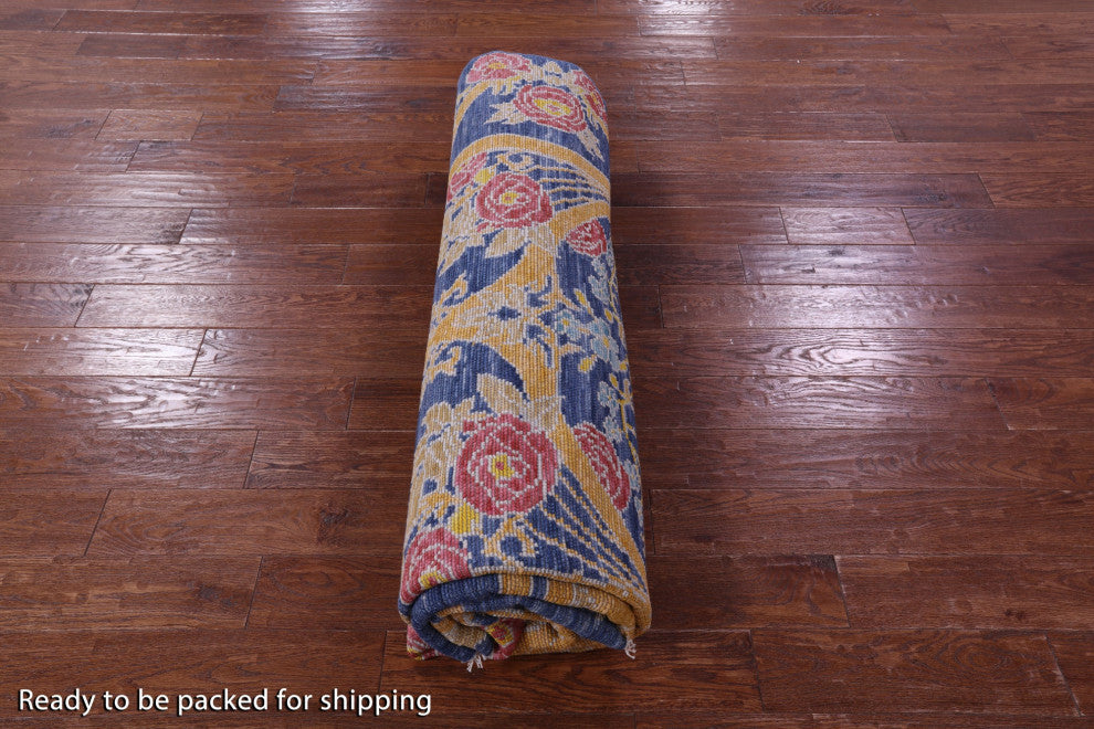 William Morris Hand Knotted Wool Rug 8' 7" X 10' 0" - Q13269