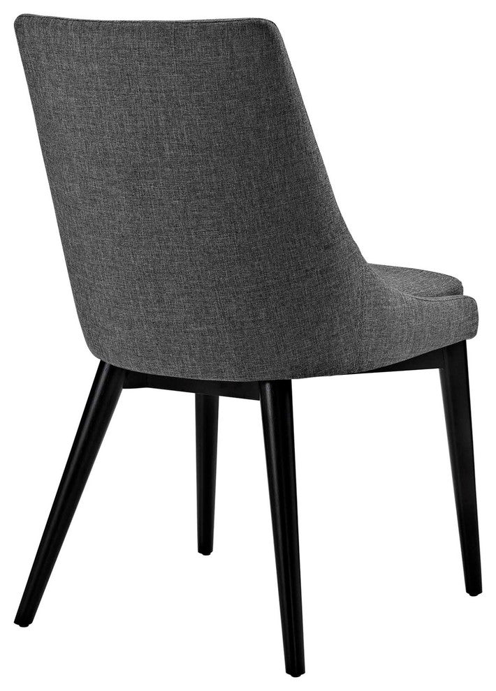 Modern Contemporary Urban Design Kitchen Room Dining Chair, Gray Gray, Fabric