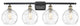 Innovations 516-4W-BAB-G1215-8-LED 4 Light Bath Vanity Light Black Antique Brass