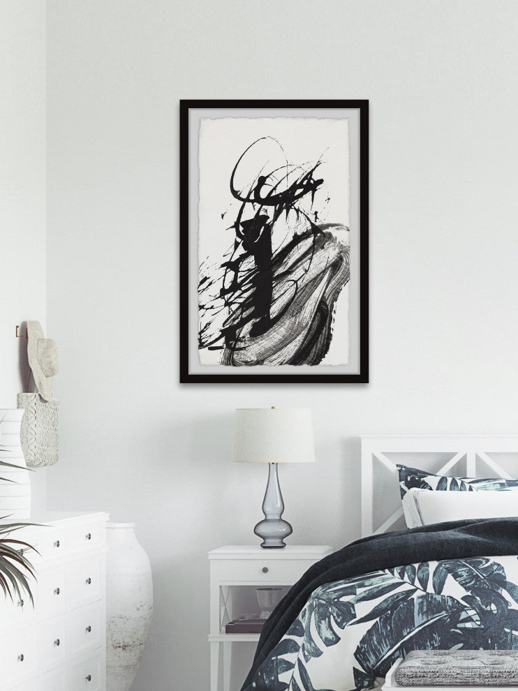 "Dark Light" Framed Painting Print, 8x12