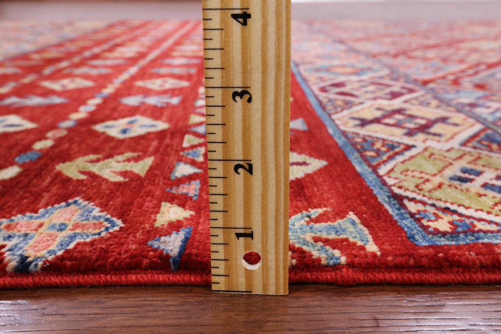 Khorjin Super Kazak Hand-Knotted Rug 4' 11" X 6' 7" Q5179