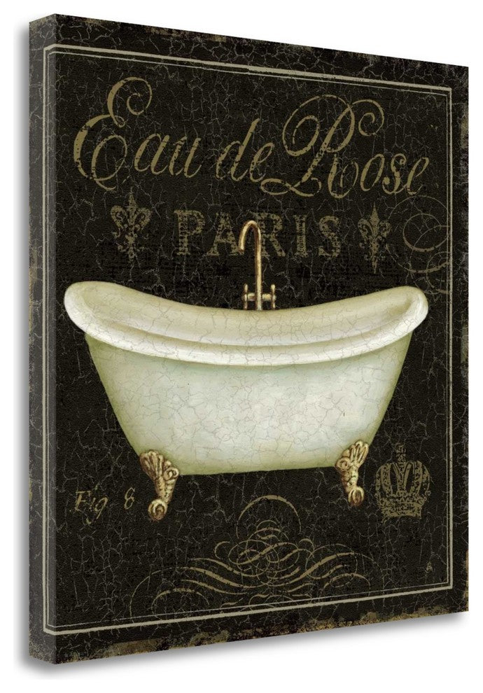 "Bain De Luxe II" By Daphne Brissonnet, Giclee Print on Gallery Wrap Canvas