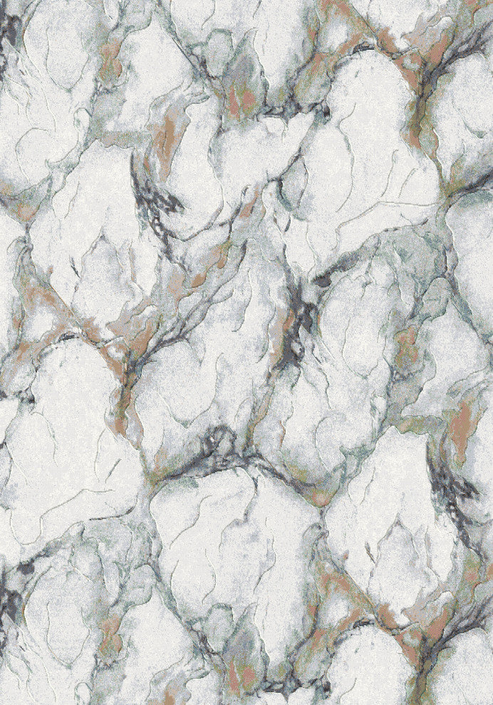 Eclipse Gray And Multicolor Area Rug, 3.11'x5.7'