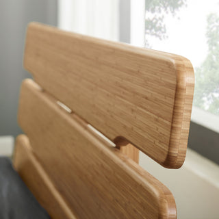 Currant Platform Bed, Caramelized, Queen