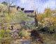 Camille Pissarro Landscape at Osny, Gallery Wrapped Canvas Print, 21"x28"