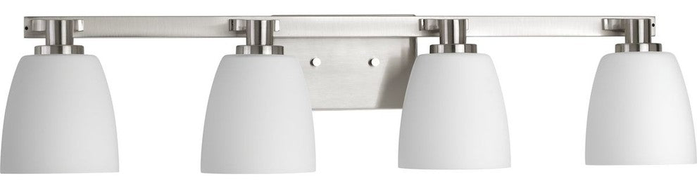 Fleet 4-Light Bath Light, Brushed Nickel