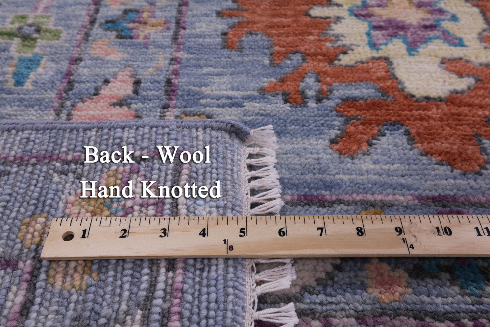 9' 11" X 13' 7" Turkish Oushak Handmade Wool Rug - Q15681