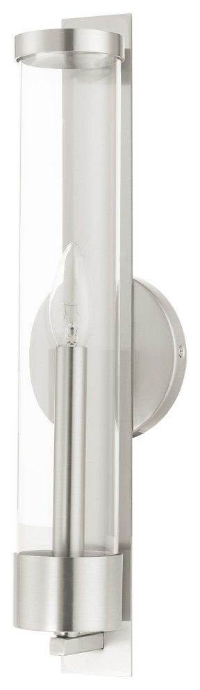 Brushed Nickel Transitional, Versatile, Clean, Modern Classic, Single Sconce