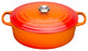 Le Creuset Signature Cast Iron Oval Casserole, 25 cm, Volcanic