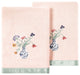 Linum Home Textiles 100% Turkish Cotton STELLA 2PC Embellished Bath Towel Set