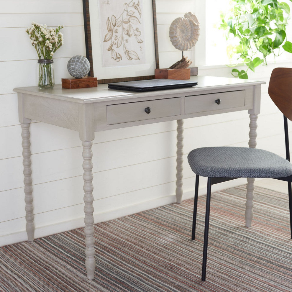 Safavieh O' Mara 2 Drawer Desk, Taupe