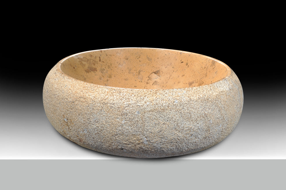 ANZZI Livy Series Exotic Stone Bathroom Vessel Sink