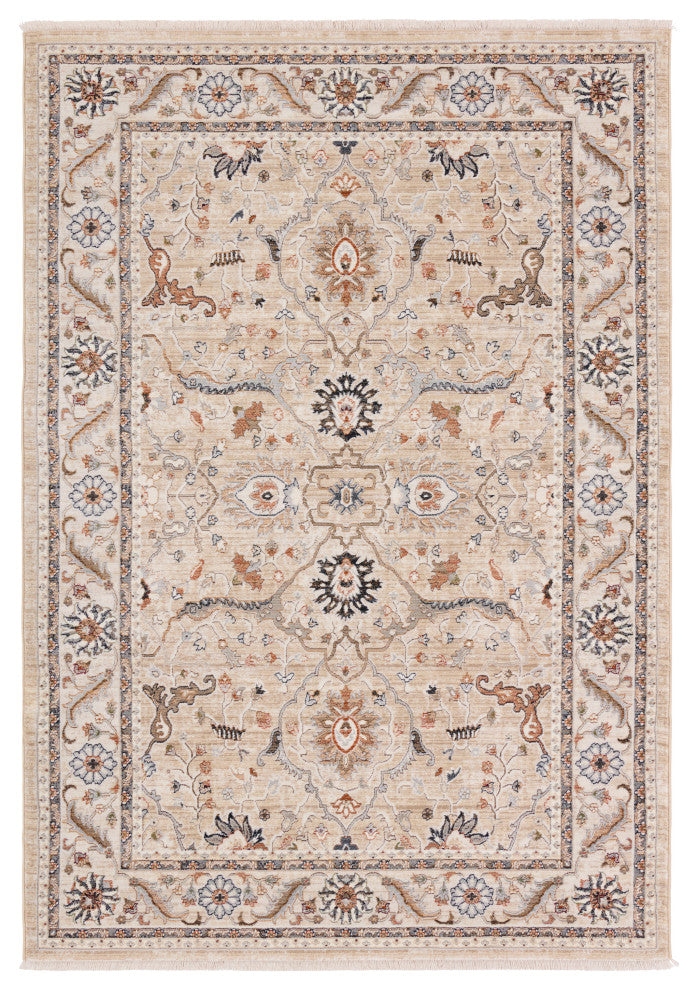 Vibe Romano Medallion Beige/Orange Area Rug 8'X10'6"