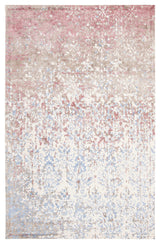 Safavieh Expression Collection EXP477 Rug, Ivory/Blue, 8'x10'