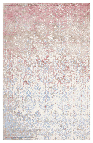 Safavieh Expression Collection EXP477 Rug, Ivory/Blue, 8'x10'