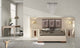 Md Karen 32 Special Headboard Bedroom Set, Glossy Beige Cream, Matte, Queen