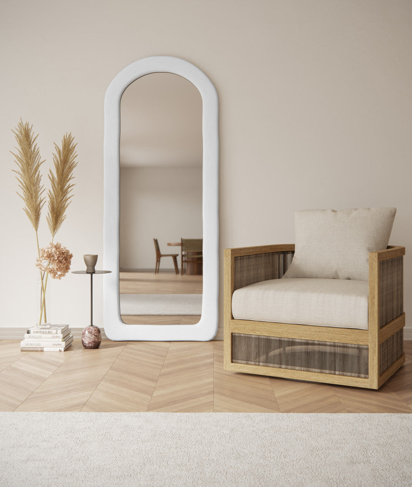 Thea Mediterranean Arched Mirror, 30x71