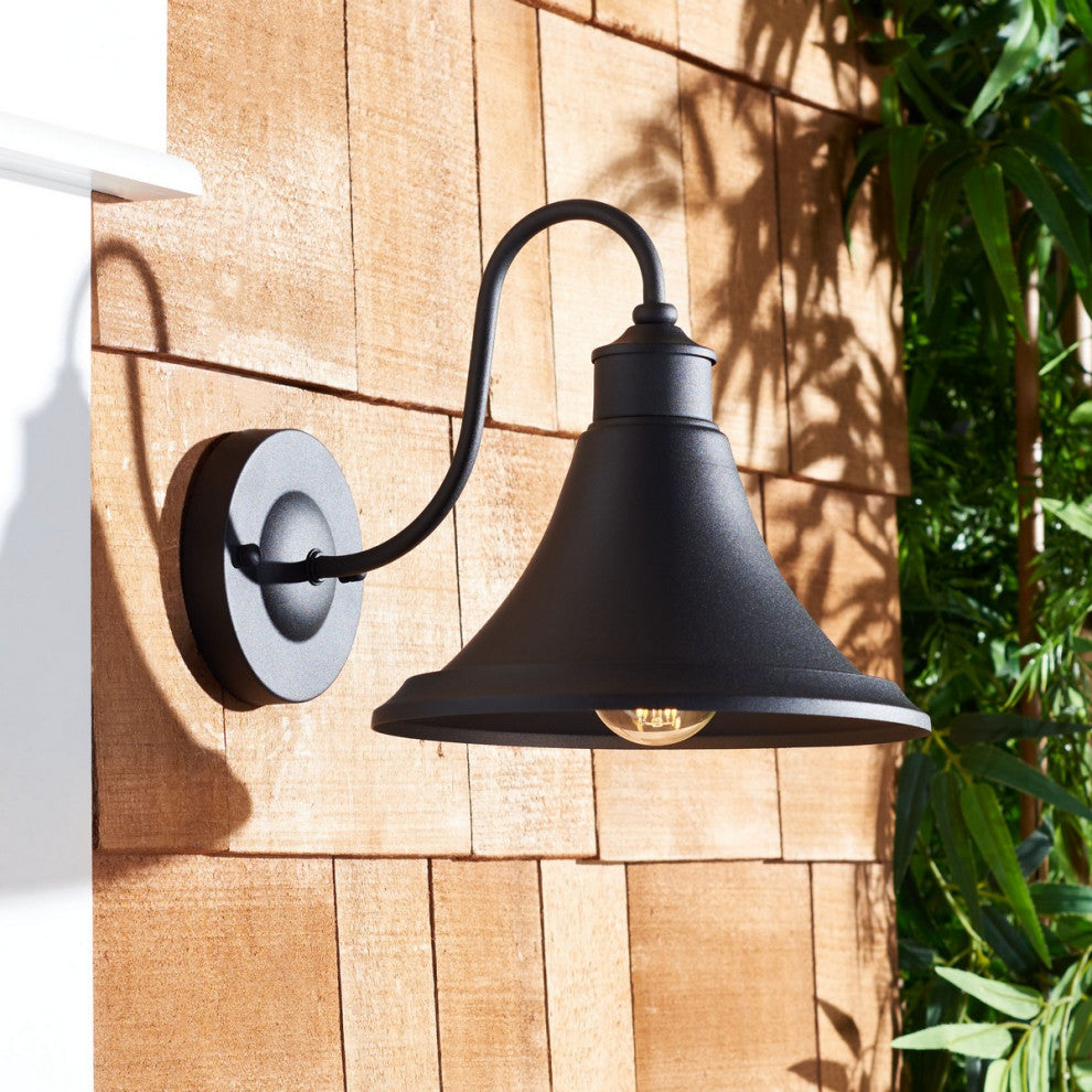 Safavieh Graylyn Outdoor Wall Sconce Set of 2 Black