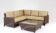 Del Ray Sectional in Cast Shale