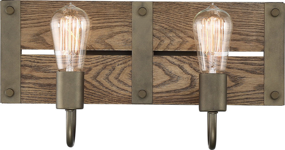 Nuvo Winchester 2-Lights Incandescent Bronze Wall Mount Light