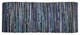 DII Multicolor Nautical Blue Rag Rug 2Ft 3In"x6Ft