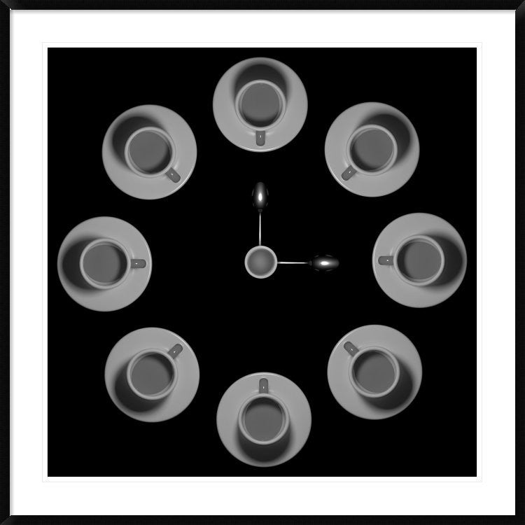 "Three O''clock" Framed Digital Print by Antonyus Bunjamin (Abe), 44x44"
