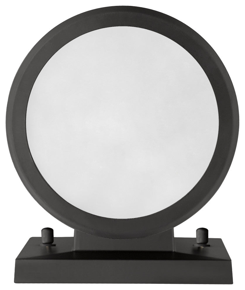 2 Light 4.75 in. Powder Coated Black Outdoor