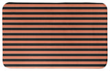 Halloween Stripes 21x34 Bath Mat