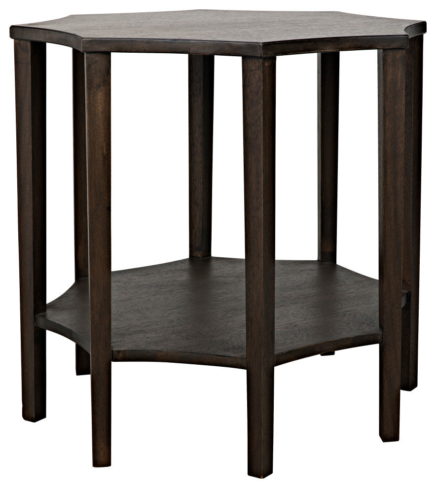 Ariana Side Table, Ebony Walnut