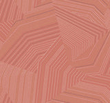Desert Red Dotted Maze Wallpaper