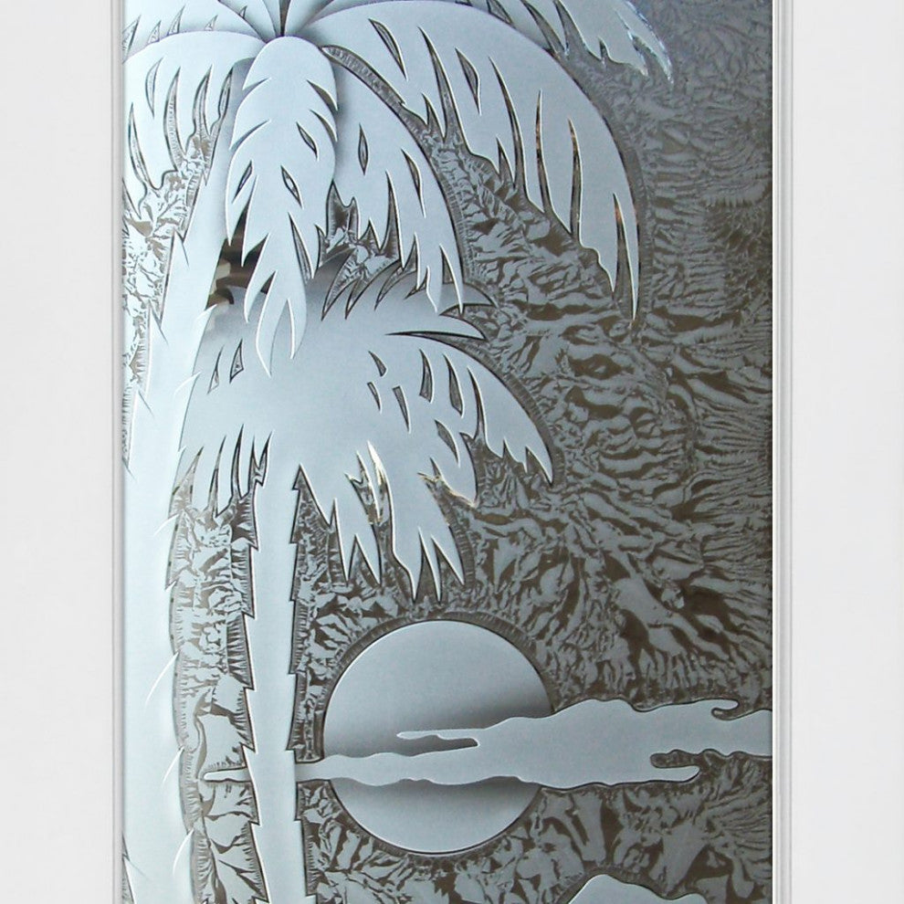 Interior Prehung Door or Interior Slab Door - Palm Sunset - Primed - 28" x...